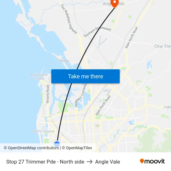 Stop 27 Trimmer Pde - North side to Angle Vale map