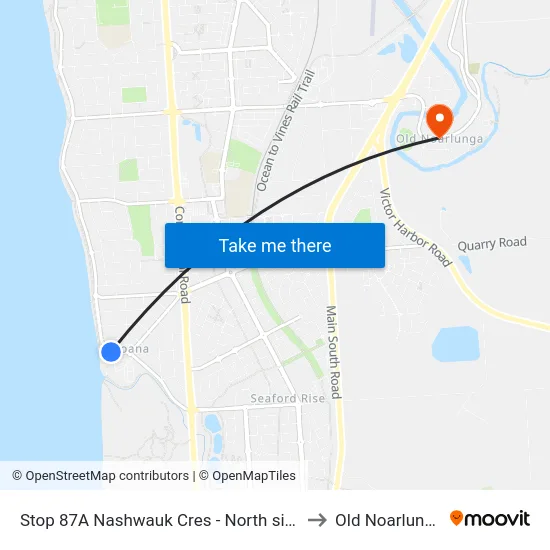Stop 87A Nashwauk Cres - North side to Old Noarlunga map