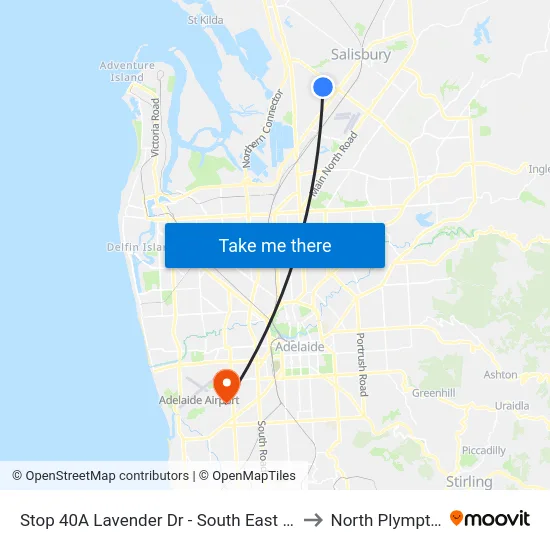Stop 40A Lavender Dr - South East side to North Plympton map