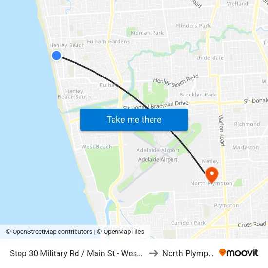 Stop 30 Military Rd / Main St - West side to North Plympton map