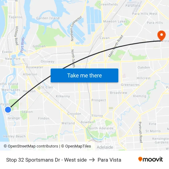 Stop 32 Sportsmans Dr - West side to Para Vista map