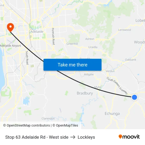 Stop 63 Adelaide Rd - West side to Lockleys map