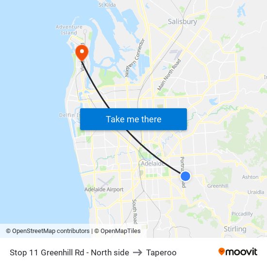 Stop 11 Greenhill Rd - North side to Taperoo map