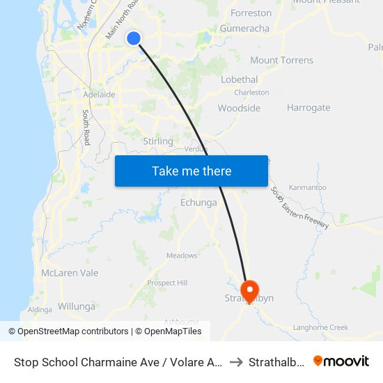 Stop School Charmaine Ave / Volare Ave to Strathalbyn map