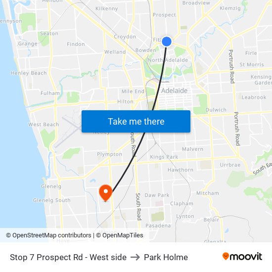 Stop 7 Prospect Rd - West side to Park Holme map