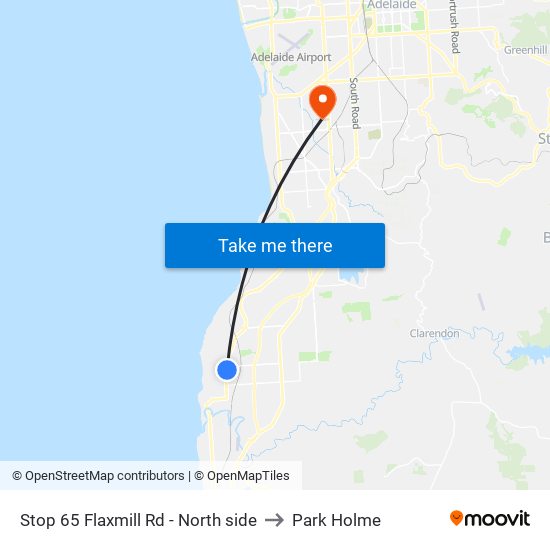 Stop 65 Flaxmill Rd - North side to Park Holme map