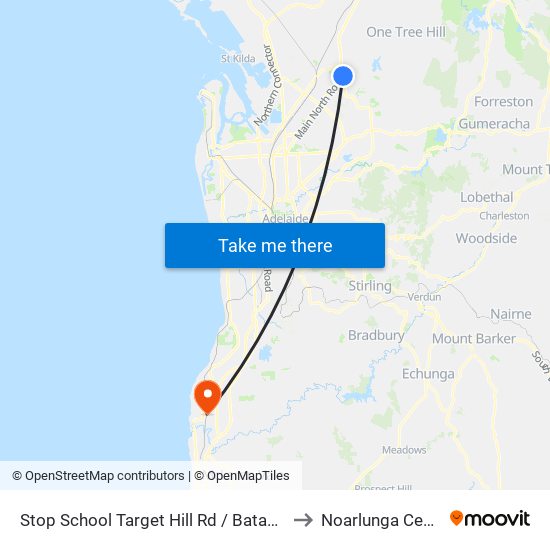 Stop School Target Hill Rd / Bataan Rd to Noarlunga Centre map