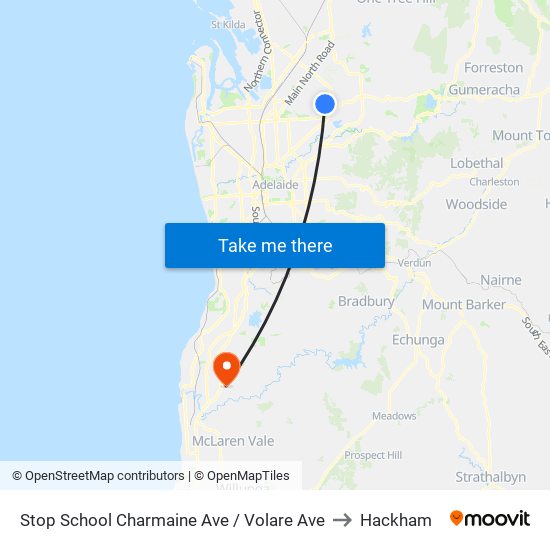 Stop School Charmaine Ave / Volare Ave to Hackham map