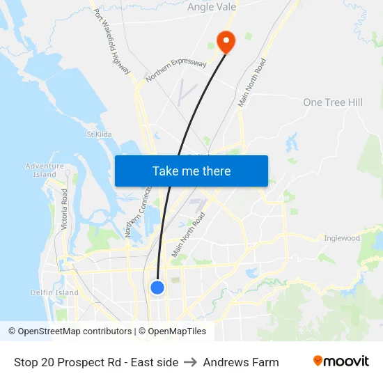 Stop 20 Prospect Rd - East side to Andrews Farm map