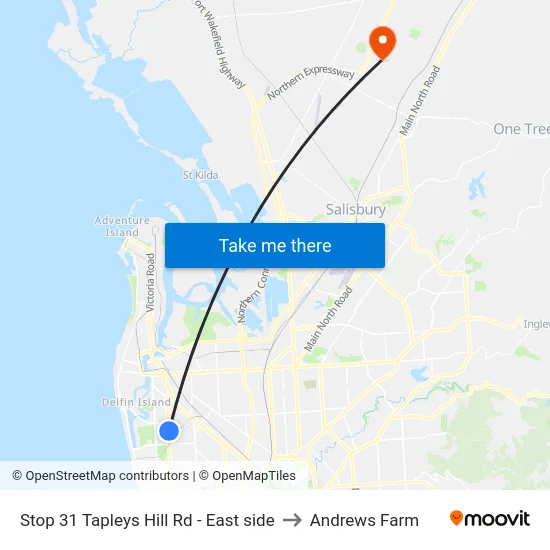 Stop 31 Tapleys Hill Rd - East side to Andrews Farm map