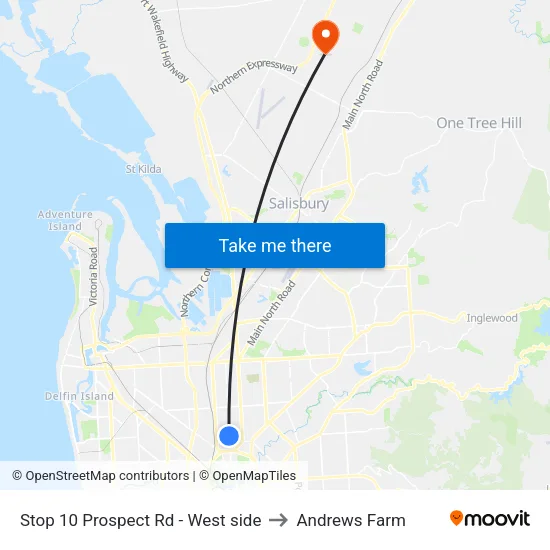 Stop 10 Prospect Rd - West side to Andrews Farm map