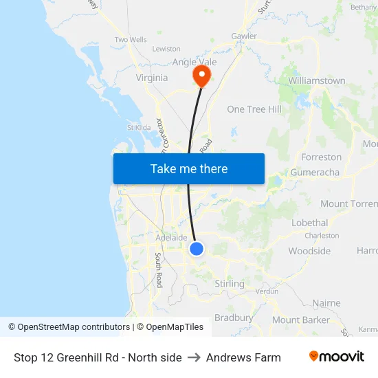 Stop 12 Greenhill Rd - North side to Andrews Farm map