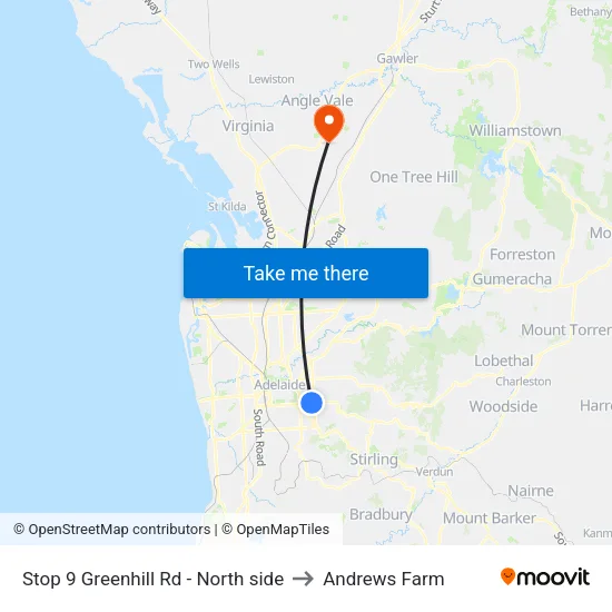 Stop 9 Greenhill Rd - North side to Andrews Farm map