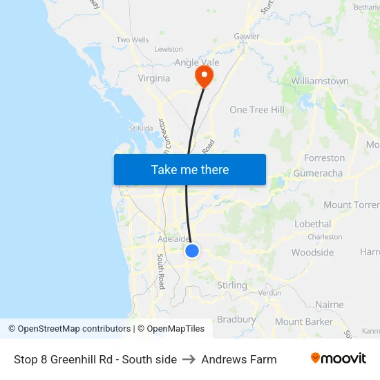 Stop 8 Greenhill Rd - South side to Andrews Farm map