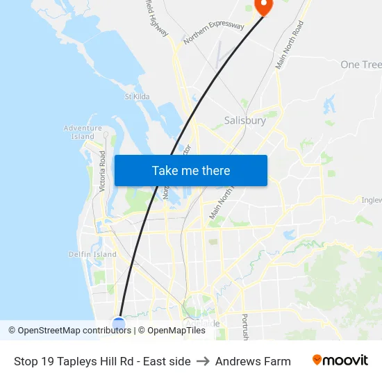 Stop 19 Tapleys Hill Rd - East side to Andrews Farm map