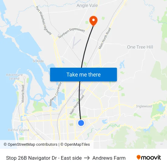 Stop 26B Navigator Dr - East side to Andrews Farm map