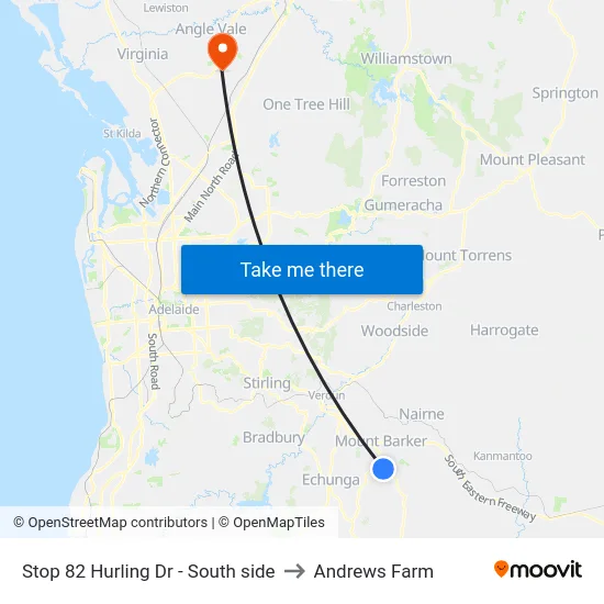 Stop 82 Hurling Dr - South side to Andrews Farm map