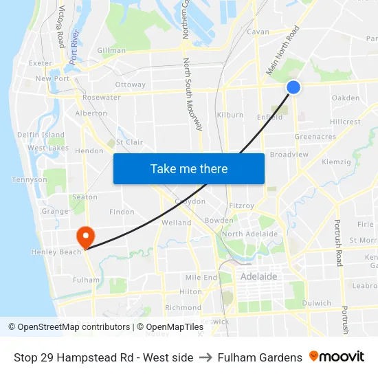 Stop 29 Hampstead Rd - West side to Fulham Gardens map