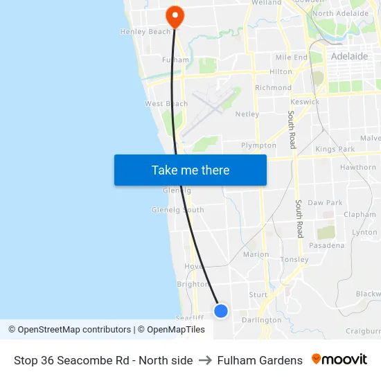 Stop 36 Seacombe Rd - North side to Fulham Gardens map