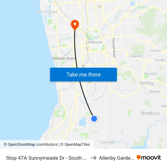 Stop 47A Sunnymeade Dr - South side to Allenby Gardens map