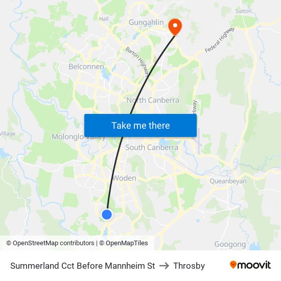 Summerland Cct Before Mannheim St to Throsby map