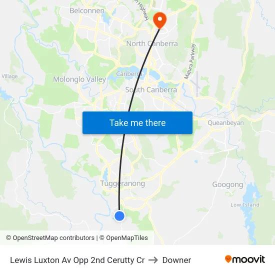 Lewis Luxton Av Opp 2nd Cerutty Cr to Downer map