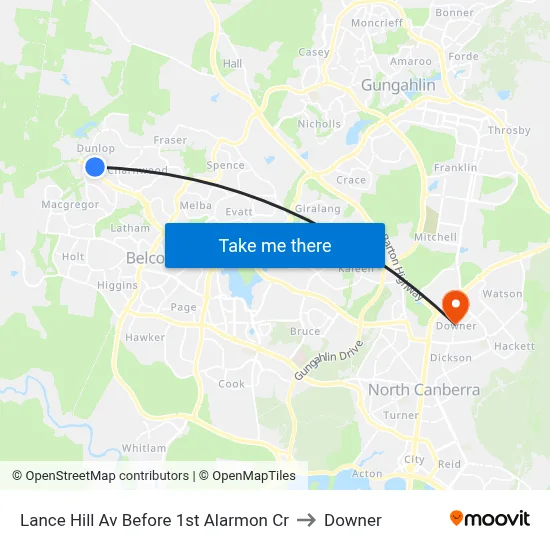 Lance Hill Av Before 1st Alarmon Cr to Downer map