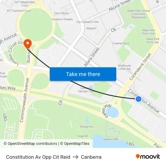 Constitution Av Opp Cit Reid to Canberra map