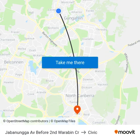 Jabanungga Av Before 2nd Warabin Cr to Civic map