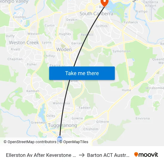 Ellerston Av After Keverstone Cct to Barton ACT Australia map