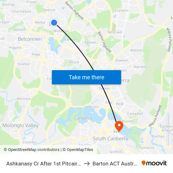 Ashkanasy Cr After 1st Pitcairn St to Barton ACT Australia map