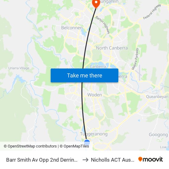Barr Smith Av Opp 2nd Derrington Cr to Nicholls ACT Australia map