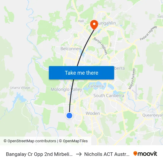 Bangalay Cr Opp 2nd Mirbelia Cr to Nicholls ACT Australia map