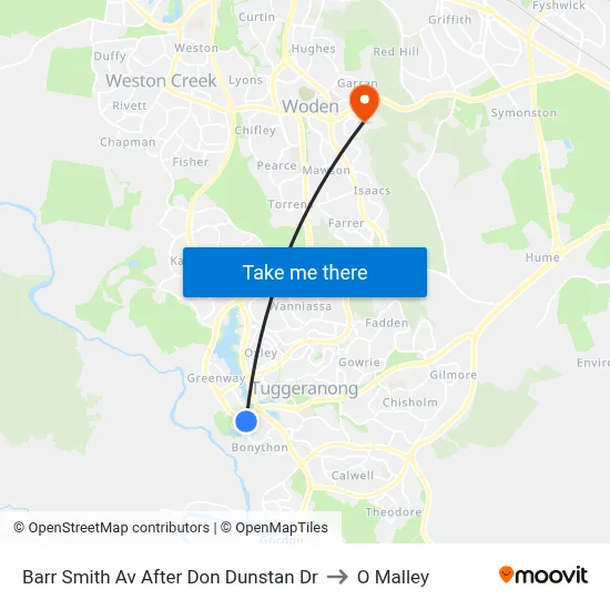Barr Smith Av After Don Dunstan Dr to O Malley map