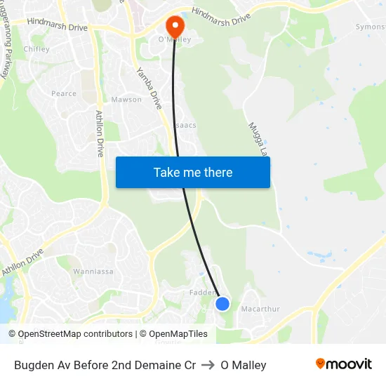Bugden Av Before 2nd Demaine Cr to O Malley map