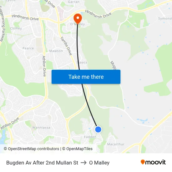Bugden Av After 2nd Mullan St to O Malley map