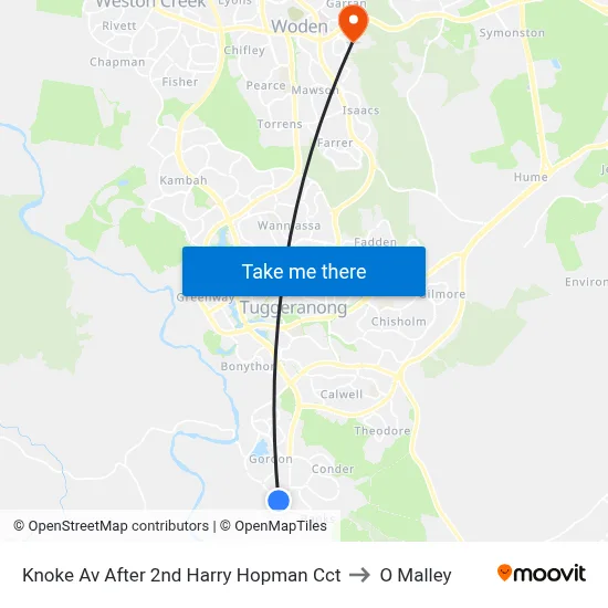 Knoke Av After 2nd Harry Hopman Cct to O Malley map