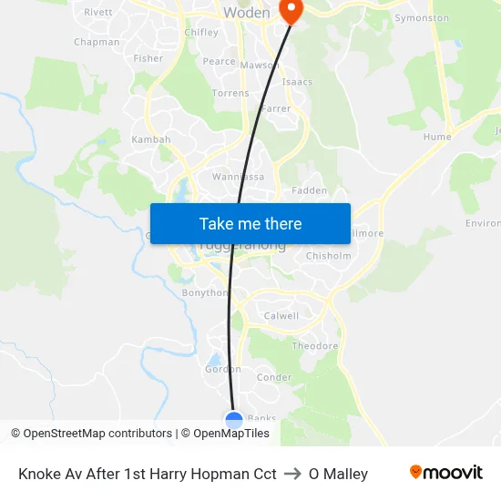 Knoke Av After 1st Harry Hopman Cct to O Malley map