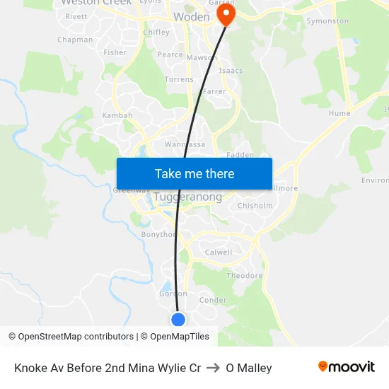 Knoke Av Before 2nd Mina Wylie Cr to O Malley map