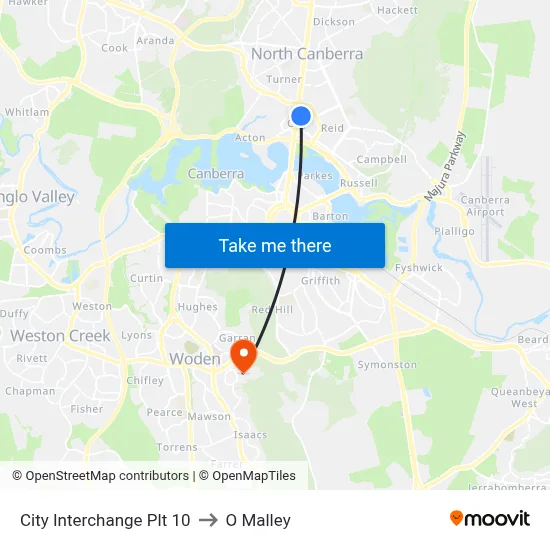 City Interchange Plt 10 to O Malley map
