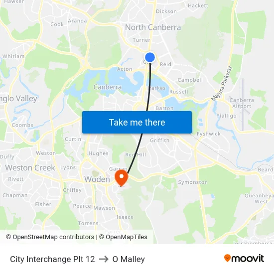 City Interchange Plt 12 to O Malley map