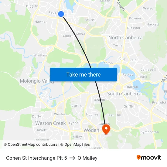 Cohen St Interchange Plt 5 to O Malley map