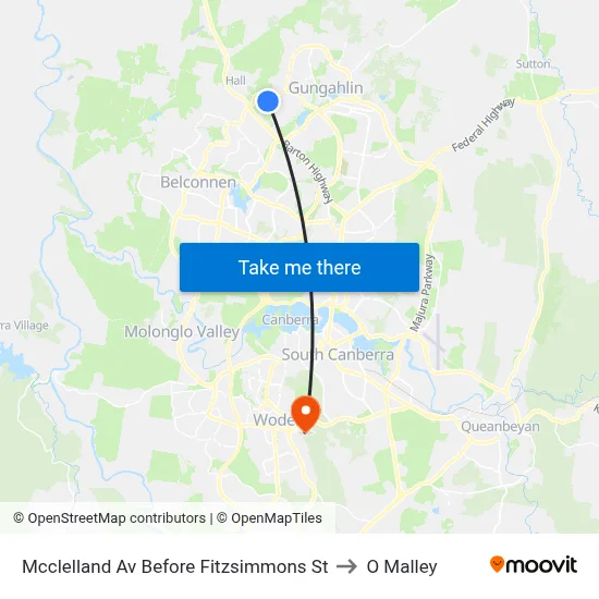 Mcclelland Av Before Fitzsimmons St to O Malley map