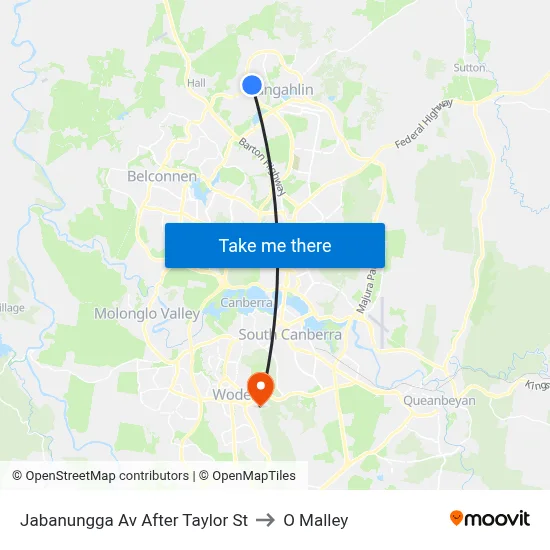 Jabanungga Av After Taylor St to O Malley map