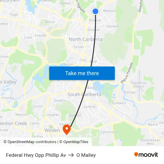 Federal Hwy Opp Phillip Av to O Malley map