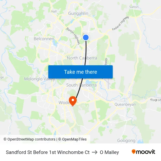 Sandford St Before 1st Winchombe Ct to O Malley map