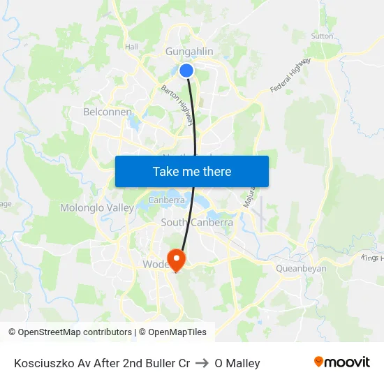 Kosciuszko Av After 2nd Buller Cr to O Malley map
