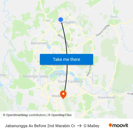Jabanungga Av Before 2nd Warabin Cr to O Malley map