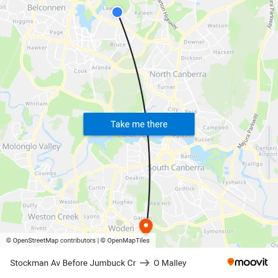 Stockman Av Before Jumbuck Cr to O Malley map