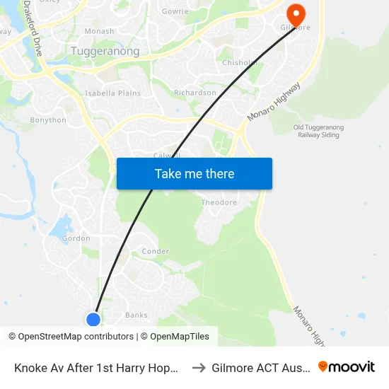 Knoke Av After 1st Harry Hopman Cct to Gilmore ACT Australia map